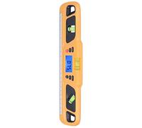 Acouto High Accuracy Magnetic Level Levelling Instrument Mini Digital Protractor for Home Decoration Garden WorkRed 3 0°/90° Protection Sound Use Modes with Prompt Easy Slope 3 (Orange)