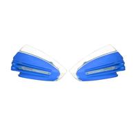 Acouto High Strength Handguards with LED Directional Light, Fashionable Design for Universal Motorcycles, Offering Protection From Rocks, Mud and Wind (Blue)