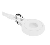 Acouto Hollow Round Type Silicone Case AntiLost Skin Sleeve for Locator for Locator Protective SleeveLocator Protective CaseLocator CoverSilicone (White)