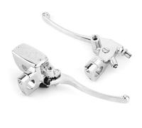 Acouto Hydraulic Brake Master Cylinder Lever Assembly Silver for 1in Handlebar One to Braking Press Brake CylinderBrake MasterHydraulic LeverBrake Handle LeverHydraulic