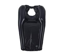 Acouto Inflatable Shampoo Bowl, PVC Portable Hair Washing Tray with Railing for Elderly, Disabled and Pregnant Women, Lightweight and Foldable Design 23.6x15x3.9 in