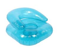 Acouto Inflatable Sofa PVC Transparent Ergonomic Blow Up Chair for Indoor Bedroom Balcony Outdoor Garden Pool Relaxation Blue Design Your Enhance Our Space Inflatable ChairInflatable