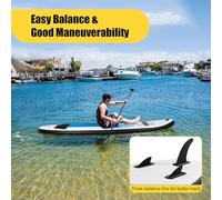 Acouto Inflatable Stand Up Paddle Board Non-Slip for All Skill Levels Surf Board with Air Pump Carry Bag Leash Standing Boat for Youth & Adult Up 280 Weight The & Measures Lbs (Blue)