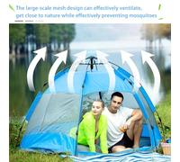 Acouto Instant Pop Up Tent Two Layer Automatic Dome Tent Backpacking for Over 8 People and Setup a Just Minutes This With in a Pop-Up System Ensures Instant Pop Up (S)