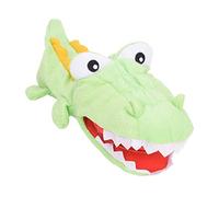 Acouto Interactive Animal Hand Doll for Children, Fine and Sensitive Hand Puppets to Improve Communication with the Parents (Crocodilian 28cm)