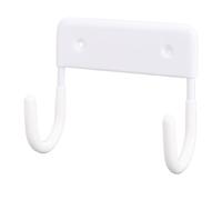 Acouto Ironing Board Wall Mount Wall Mounted Ironing Board Holder Hook for Home Sturdy Iron Construction with Space Saving Design for Accessories Storage (Milky White)