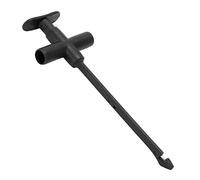 Acouto J 30022 Puncture Test Clamp/Holder with 4mm Banana Repairing Testing Tool for MultimeterRed with a included) Rou Wire Piercing Test ClipPuncture ClipProbe ClipPuncture (Black)