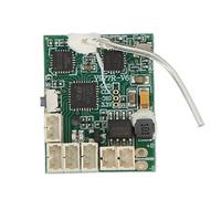 Acouto K110.004 RC Plane Receiver Board Helicopter Receiver Main Board, for XK K110 K123 K124 K110S Remote Control Model, 3-7V 30 X 23mm Compact Size Electronic Components Replacement