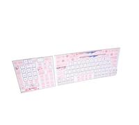Acouto Keyboard Stickers Universal Desktop Computer Mechanical Keyboard Clear Beautiful English Keycap Button Stickers Fade Fall Not Clear Pattern Material Material Off and and PVC Will