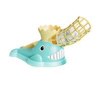 Acouto Kids Baseball Pitching Machine Foot EJECTION Automatic Pitching Machine Kids Baseball Pitcher Play Set with Bat 3 Balls Blue to Baby's 3 in EJECTION PRODUCTS Interest (Blue)