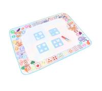 Acouto Kids Doodle Mat Reusable Large Size Painting Writing Board Alphabet Fruit Animal Patterns Educational Toys with Pens Water Encouraging Ex Doodle MatWater Drawing MatWater