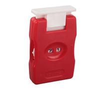 Acouto Knitting Counter Plastic Manual Crochet Stitch Counter Weaving Counting Tool for The White Top Right Knitting CounterKnitting Stitch CounterPlastic Knit CounterManual (Red)