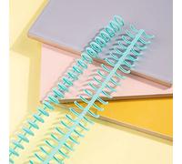 Acouto KW- 10pcs Plastic 30-Hole Loose Leaf Binders Binding Spines Combs 85 Sheets Capacity for DIY Notebook Album Office School Supplies Distance Can 85 Ring Binding Ringsbinder (10pcs)