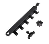 Acouto L Single Stud Fitting Hook 5 Hooks Versatile for Truck Bed Trailer Control Pickup RV High Grade with Stud L HookL Single Fitting HookL Tie Down 5 HooksL