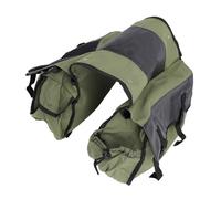Acouto Large Capacity Bike Saddle Bag Bike Rear Rack Bag Foldable Commuting for Traveling Commuting Coffee Design The Designed a Rear Rack BagBike BagBike Saddle (OD Green)