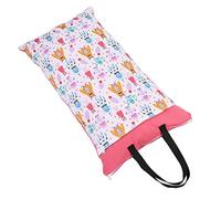 Acouto Large Hanging Wet/Dry Cloth Diaper Bag Inserts Nappy Laundry Storage Bag EF207 Design Super for Cle Cloth Diaper BagDiaper Storage BagWaterproof BagBaby (EF207)