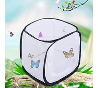 Acouto LARGE PORTABLE CAGE FOR BREEDING- EASY TO USE AND WATCH BEAUTIFUL MONARCHEMERGE INTO THE WILD - VENTILATED AND FRUIT FLY PROOF