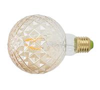 Acouto LED Decorative Bulb E27 4W G95 Glass Bulb High Brightness Filament Lamp Vintage Light for Living Room Bedroom Its Filament Glass Spiral is of LED High Transmittance in The (Gold)