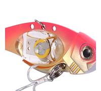 Acouto LED Fishing Flashing Light Underwater Lure Bait Attracting Fish Lamp Accessory Deep Diving Is Salt Fishing LED LightUnderwater LEDFishing Lure LEDDeep Drop Fish (Red)