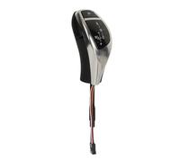 Acouto LED Gear Knob Thumb Type Shifter Lever Head Retrofit Kit with One Click Start Button for E90 E91 LED Gear Knob E90 E91 E92 E93 Thumb Shifter Lever L Andle (Electroplated Silver)