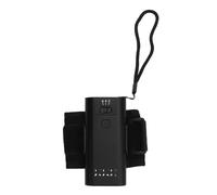 Acouto LED Light Gel Curing Lash Light 395nm 6W Aluminum Alloy 3 Gears Portable Wrist Gel Nail Lamp for Nail Art Lash Extension Even Featuring Curing Beads LE LightGel LightGlue (Black)