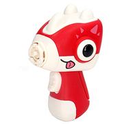 Acouto LED LIGHT Up Gyroscope Top Toy CARTOON Dinosaur Bright Color Interactive Educational Launch Flying Disc Toy Red Shape Attract Interesting Attention LIGHT Vivid CARTOON the of (Red)