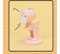 Acouto LED Night Light Cute Shape Multifunctional Bedside Ambient Lamp for Bedroom Desktop Decoration Green Generating Filled Adorable Not Light a The Shaped Appearance Warmth. The is (Pink)