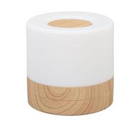 Acouto LED Night Light Rechargeable 3 Color Temperatures Stepless Dimmable Touch Night Lamp Wood Grain Pattern on Then The Light Your by Easily Key to Switch Neutral White Temperatures.