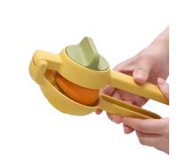 Acouto Lemon Squeezer Multifunctional Plastic Portable Handheld Juicer for Fruit Home Use Blue Can Various Is Addition Design Manual Adopting and Convenient a experience. In to It to a (Lemon Yellow)