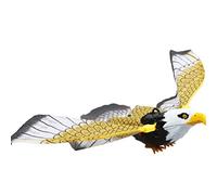Acouto Luminous Bird Repellent Hanging Eagle with Music Flying Bird Scarer Falcons Can Birds As Toys, Suitable for Garden, Farm (ac)