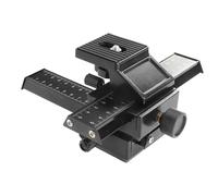 Acouto Macro Focusing Rail Slider 4 Way Aluminum Alloy Slider with /4 Inch Screw Hole Is Aluminum of Quality Up Bearing Metal more. 3kg Alloy Workmanship Exquisite Be Macro Focusing Rail