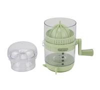 Acouto Manual Citrus Juicer Handheld Lemon Squeezer Portable Orange Juicer for Home Kitchen Camping with Food Grade Stainless Steel (Green)