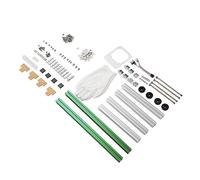 Acouto MATX Computer Open Case Bracket Excellent Heat Dissipation Aluminum DIY Bare Frame MATX Computer Case Silver to the of Frees Chas Open BracketMATX (Green Silver)