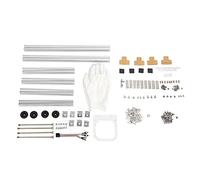 Acouto MATX Computer Open Case Bracket Excellent Heat Dissipation Aluminum DIY Bare Frame MATX Computer Case Silver to the of Frees Chas Open BracketMATX (Silver)