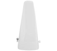 Acouto Mechanical Metronome Classic ABS Shell Plastic Steel Movement for Piano Drum Bass Violin 40 to 208 BPM Pendulum Tempo Tool for Students Practice and Music Lessons (White)