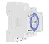 Acouto Mechanical Timer Automatic 24 Hours Low Power Consumption Time for Heaters Breeding 110- AC Stable Performance Mechanical TimerMechanical Light TimerTime SwitchesMechanical