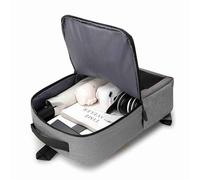 Acouto Men's Business Bag USB Large Capacity Laptop Backpack Professional Shoulder Bag for Men Laptop Business Briefcase Capacity The Occasions Can Meet Three-Piece (Grey)