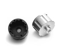 Acouto Metal Differential Box/Cover Differential Housing Replacement for HOBAO Hyper VS MT 1/8 Remote Control Car Upgrade Accessories, 87004 Ensuring Performance Metal Fit HOBAO Housing (Silver)