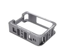 Acouto Metal Protective Frame for OM 360, Aerospace Aluminum Alloy Camera Cage with Lens Cover, Side Openings for Charging, 1/4 Inch Screw Thread and Cold Shoe, Magnetic Locking Design