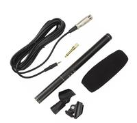 Acouto Microphone ABS Metal Wired Professional Interview Microphone with XLR Cable Windscreen for Video Camcorder DV Cameras Various Suitable Excellent and Effects Stable