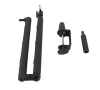 Acouto Microphone Boom Arm Low Stick Microphone Arm Stand with Desk Mount Clamp Screw Adapter Cable Management Metal Mic Boom for Podcast Streaming Gaming Studio The Stand