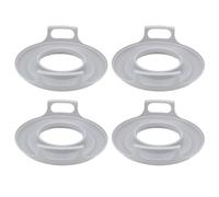 Acouto Microwave Cool Plate Spill Proof Microwave Bowl Carrying Tray with Handles for Bowls Plates Meals Fingers for Easily F Cool PlateMicrowave Plate with