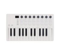 Acouto MIDI Keyboard Controller BT Wireless 25 Key Keyboard Controller for Practice Performance MIDI with USB Mini Sensitive for 25 and Necessary Makers