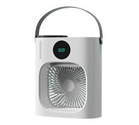 Acouto Mini Air Cooler 900ML 3 Speeds Low Noise Cooling Humidifying USB Portable with Strong Power for Whole House Air Circulation, Timed Shutdown, Feeling the Cool