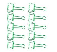 Acouto Mini Clips, Metal Hollow Tail Clips for Document Clamping, Strong Hold, Perfect for Office and Home Use, 30pcs 51mm Blue (Green)