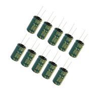 Acouto Miniature Electrolytic Capacitor Assorted Kit, Voltage Range 16-450V, High Capacitance for DIY Electronic Components, Suitable for Circuit Building (450v 100uf 10 pieces in a bag)
