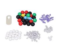 Acouto Molecular Model Kit Chemistry Molecular Structure Set 3D Modeling Kit with Colorful PP Spheres for Students Teachers School Laboratory