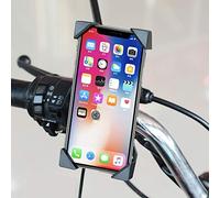Acouto Motorcycle Phone Holder Handbar Mount Phone Bracket with USB For 3.5-6.0 Inch Cell Can to Adjusted of Easy Turn Can Install the Suitable 3.5-6 Motorcycle Hol (Black)