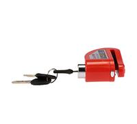 Acouto Motorcycle Scooter Disc Brake Lock Security Anti-Theft Alarm Lock by The It Brake Convenient for Security Disc Simple Scooter Universal Etc LockDisc LockAlarm (Red)