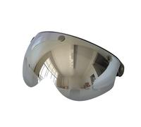 Acouto Motorcycle - -Scratch Helmets Lens Fashion Wind Lens for Standard 3-Snap Open Face Helmets and Fog flexibility. Protects From Eyes While and Wind and Most on Easy Motorcycle (Silver)